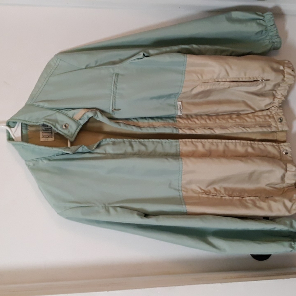 Vintage Bill Blass Jacket 2 tone color with zipper pockets size 8